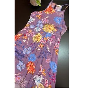 EUC Altar’d State Floral Flowy Mini Dress Size Medium